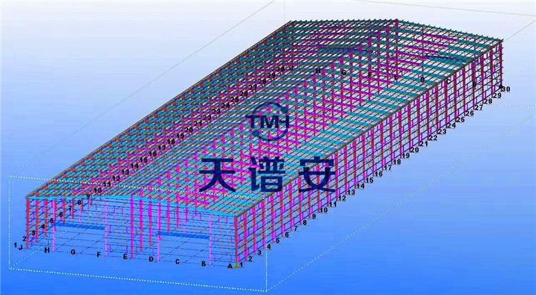 粵新松公司中開高速鋼結(jié)構(gòu)廠房安裝進(jìn)行中